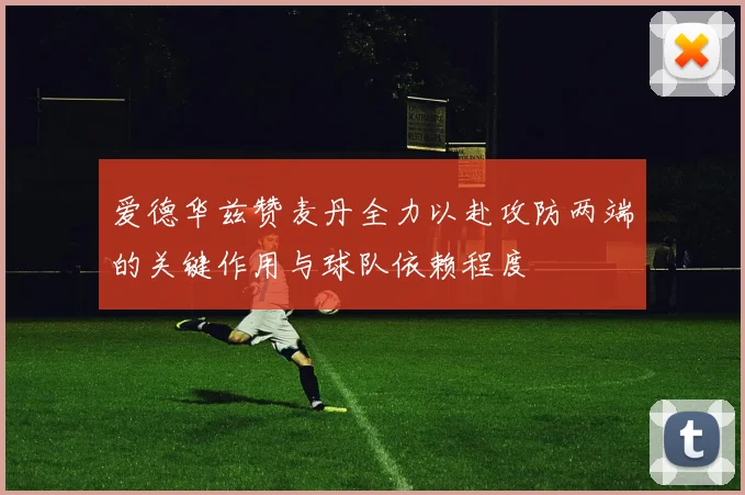 爱德华兹赞麦丹全力以赴攻防两端的关键作用与球队依赖程度